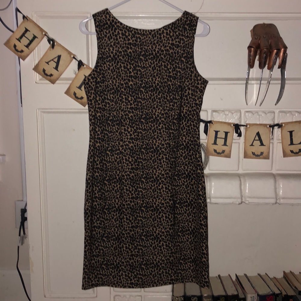 PinUp Punk Leopard Shift Dress
